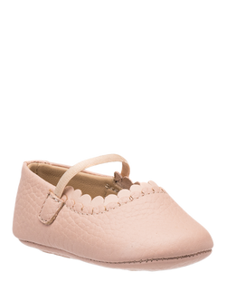 Elephantito Baby Ava Ballet Flat Shoes, Pink - view 2, Pink