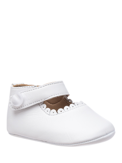 Elephantito Baby Mary Jane Shoes, White - view 2, White