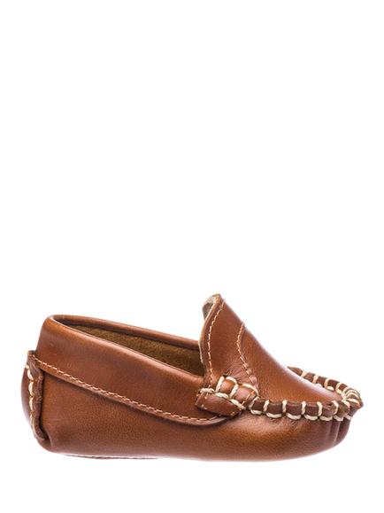 Elephantito Baby Moccasin Shoes, Natural, Natural