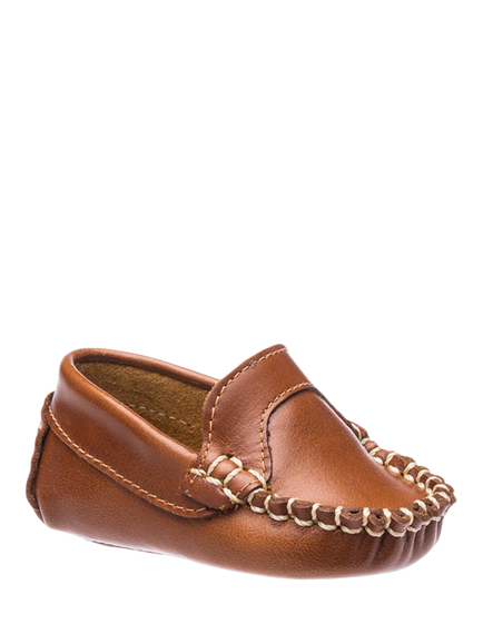 Elephantito Baby Moccasin Shoes, Natural - view 2, Natural
