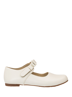 Elephantito Kids' Charlotte Mary Jane Shoes, Bone, Bone