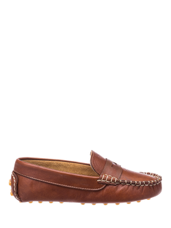 Elephantito Kids' Logan Loafers, Natural, Natural