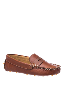 Elephantito Kids' Logan Loafers, Natural - view 2, Natural