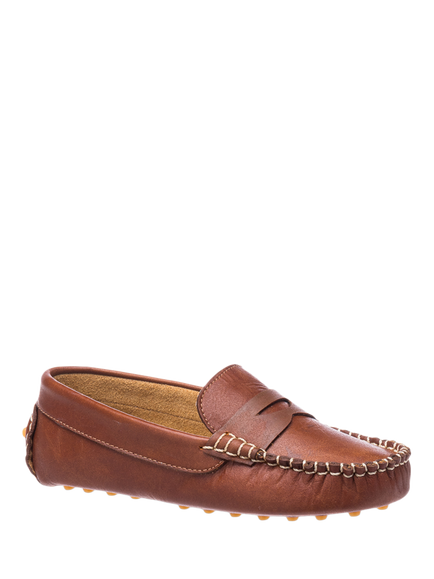 Elephantito Kids' Logan Loafers, Natural - view 2, Natural