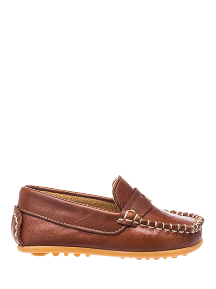 Elephantito Toddler Alex Driver Loafers, Natural, Natural
