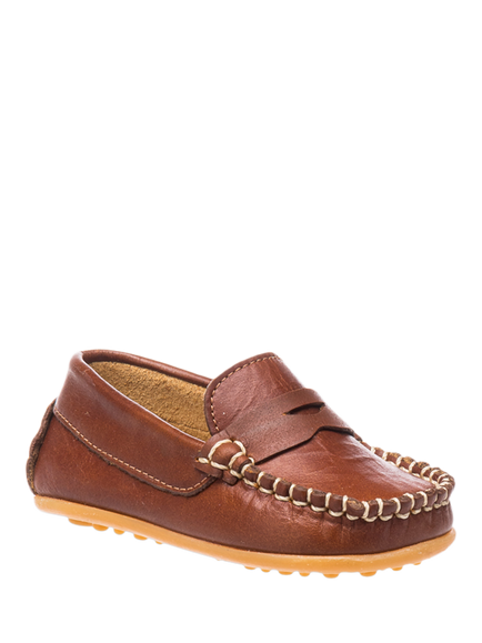 Elephantito Toddler Alex Driver Loafers, Natural - view 2, Natural