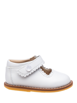 Elephantito Kids' Toddler Mary Jane Shoes, White