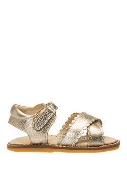 Elephantito Kids' Toddler Bloom Sandals, Gold, Gold