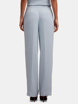 Forever New Dani Straight Tailored Trousers - view 2, Ice Blue