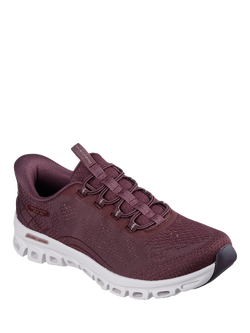 Skechers Glide-Step Elevate Amaze Trainers - view 2, Burgundy