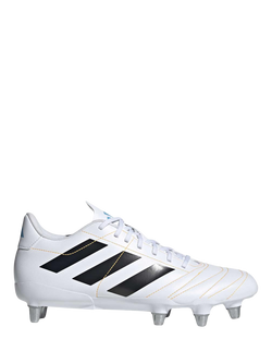 adidas Kakari SG Rugby Boots, White/Orange