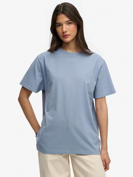Superdry Essential Logo Loose T-Shirt, Tidal Blue