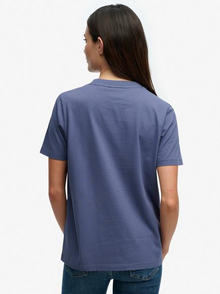 Superdry Beach Club Relaxed T-Shirt - view 2, Mariner Navy