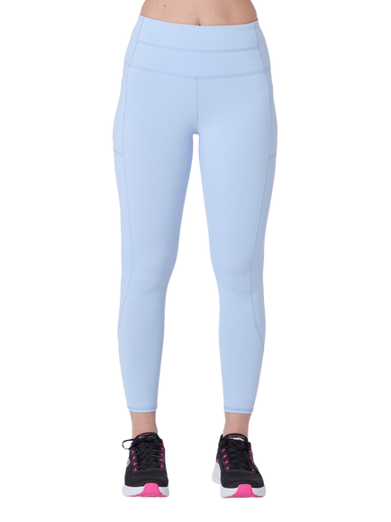 Skechers Go Walk 7/8 Leggings, Silver/Blue, Silver/Blue