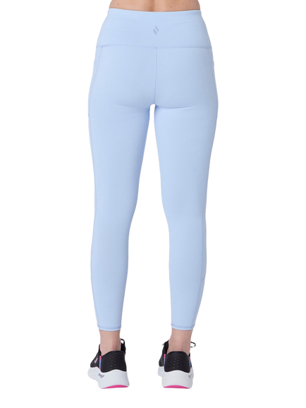 Skechers Go Walk 7/8 Leggings, Silver/Blue - view 2, Silver/Blue