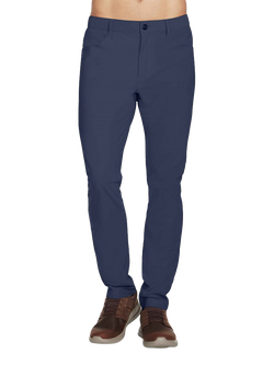 Skechers Go Walk Premium 5 Pocket Trousers, Charcoal/Navy
