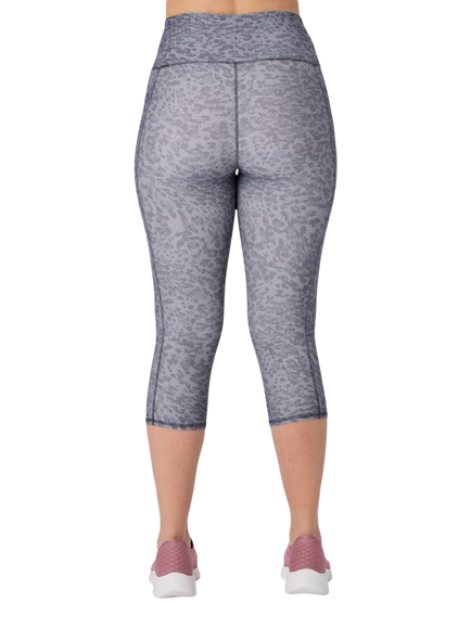 Skechers Go Flex Capri Leggings, Black/Pink - view 2, Black/Pink