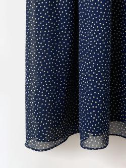 Mango Halterneck Polka Dot Mini Dress - view 2, Blue