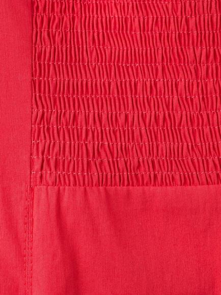 Mango Fit and Flare Square Neck Maxi Dress, Red - view 2, Red