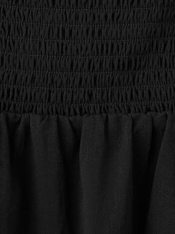 Mango Tailored Halterneck Ruched Midi Dress - view 2, Black