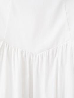 Mango Corset Bodice Mini Dress, White - view 2, White