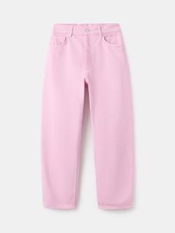 Mango High Waisted Denim Mom Fit Jeans, Lilac, Lilac