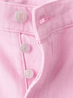 Mango High Waisted Denim Mom Fit Jeans, Lilac - view 2, Lilac