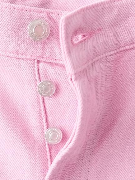 Mango High Waisted Denim Mom Fit Jeans, Lilac - view 2, Lilac