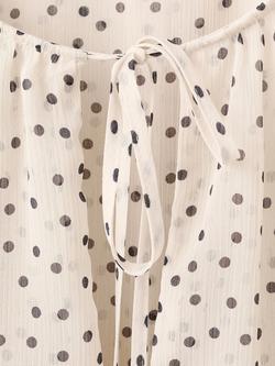 Mango Polka Dot Blouse - view 2, Off White