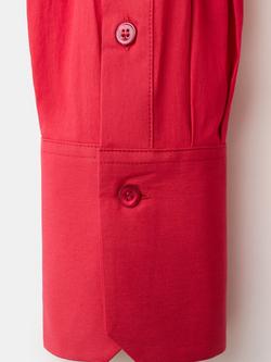 Mango Relaxed Fit Long Sleeve Shirt, Red - view 2, Red