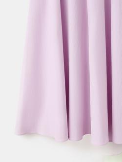 Mango High Waisted Flared Midi Skirt, Mauve - view 2, Mauve