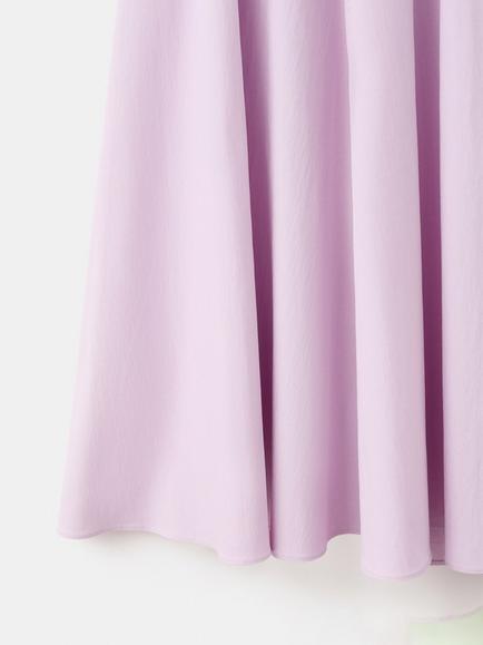 Mango High Waisted Flared Midi Skirt, Mauve - view 2, Mauve