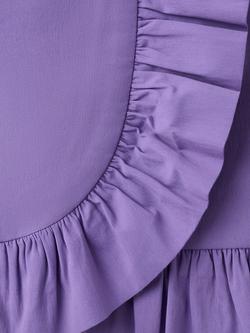 Mango Low Waist Ruffled Wrap Mini Skirt, Plum - view 2, Plum