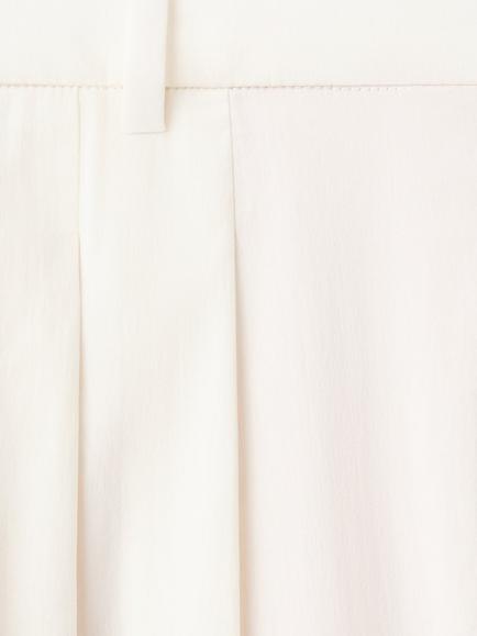 Mango Kas Cotton Rich Wide Leg Trousers, White - view 2, White