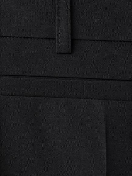 Mango Mid Rise Flare Trousers, Black - view 2, Black