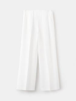 Mango Pantalon Dar Wide Leg Trousers, Off White, Off White