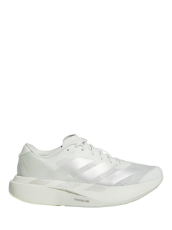 adidas Adizero Evo SL Running Shoes, White/Silver, White/Silver