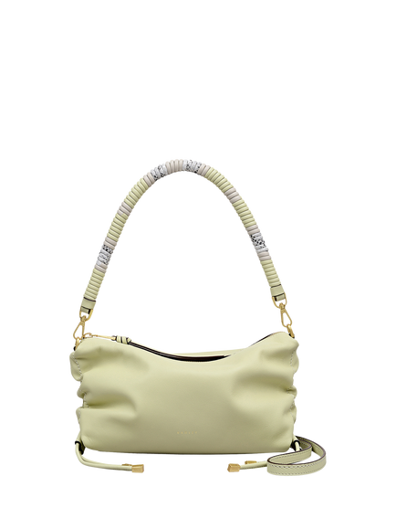 Radley Eden Row Leather Small Zip Top Cross Body Bag, Lemongrass, Lemongrass