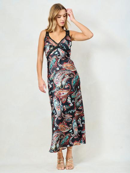 Hope & Ivy The Mei Dress, Black, Black