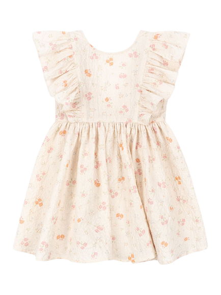 Konges Sløjd Elin Frill Sleeve Floral Dress, Nonoka, Nonoka