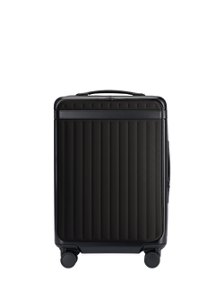 Carl Friedrik The Core Carry-On X 4-Wheel Cabin Suitcase, 42.5L, Black, Black