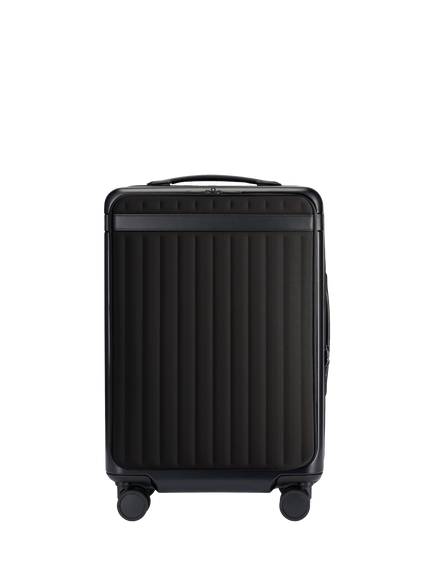 Carl Friedrik The Core Carry-On X 4-Wheel Cabin Suitcase, 42.5L, Black, Black