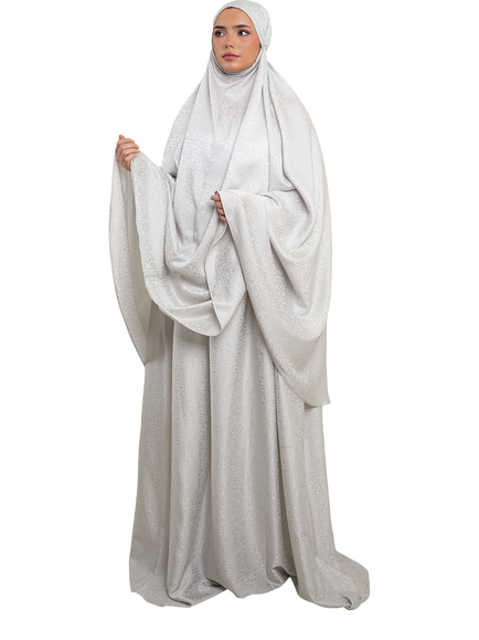 Bokitta Premium Prayer Set, Monogram Gray