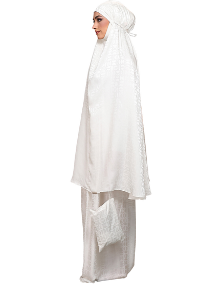 Bokitta Premium Prayer Set - view 2, Hilal White