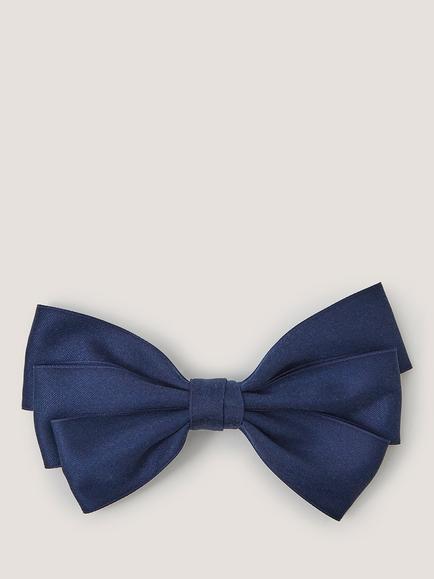 Monsoon Kids' School Bow Hair Clip, Navy, Navy