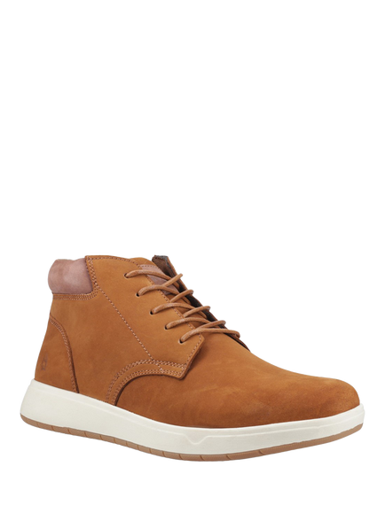 Hush Puppies Bronko Leather Chukka Boots - view 2, Tan