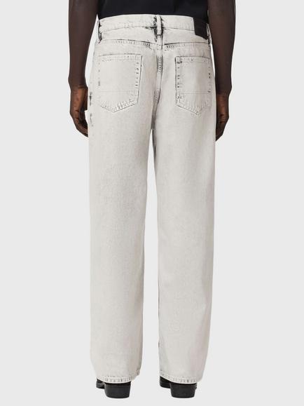AllSaints Lenny Straight Fit Jeans, Washed Grey - view 2, Washed Grey