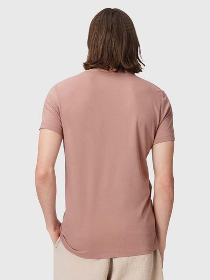 AllSaints Tonic Cotton Slim Fit T-Shirt, Woodrose Pink - view 2, Woodrose Pink