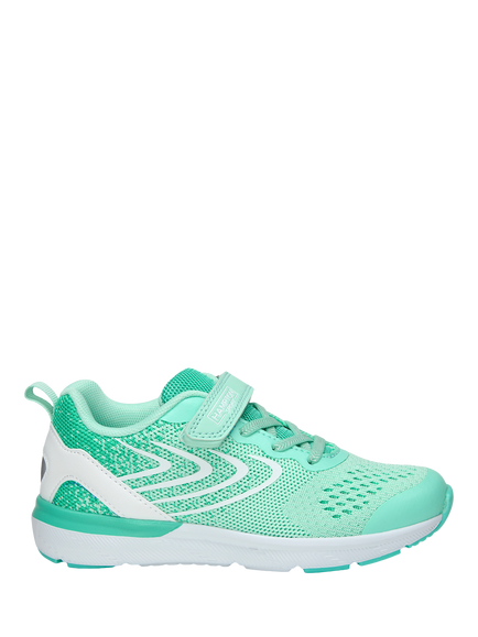 Trotters Kids' Hampton Sport Bolt Mesh Trainers, Mint, Mint