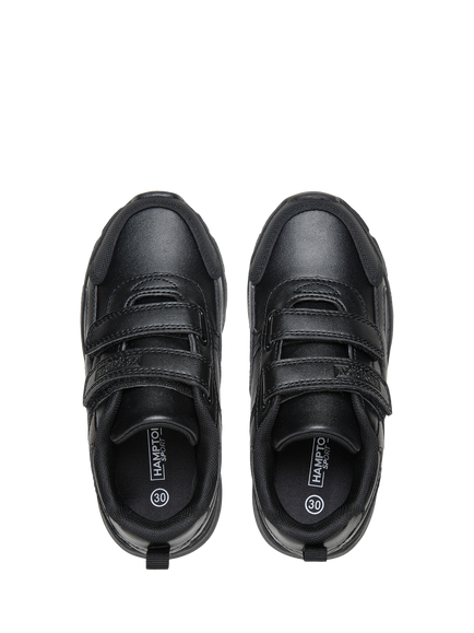 Trotters Kids' Hampton Sport Trainers, Black - view 2, Black